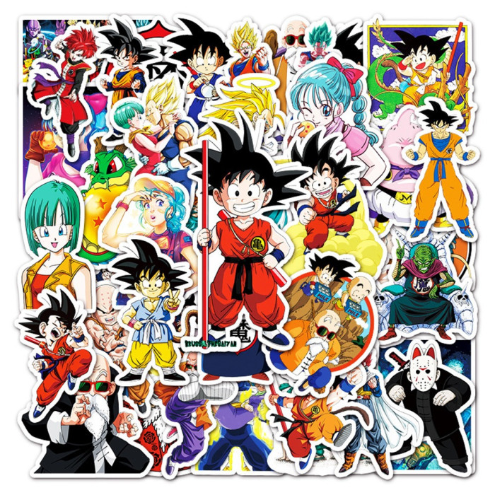 Autocollants Dragon Ball Goku & Amis