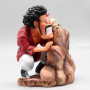 Figurine Dragon Ball Hercule et son Chien profil