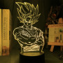 Lampe 3D Dragon Ball Goku Saiyan 2