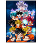 Poster Dragon Ball Goku Transfomations