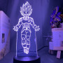 Lampe 3D Dragon Ball : Seigneur Vegeta
